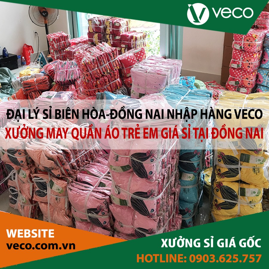 Veco-Xưởng may quần áo trẻ em giá sỉ tại Đồng Nai